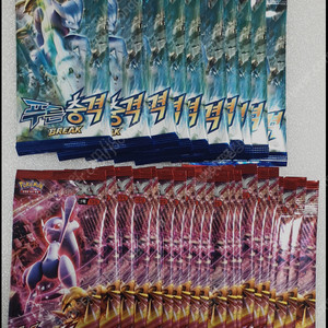 포켓몬 카드 xy 고대팩 : 푸른충격 & 붉은섬광 팝니다.