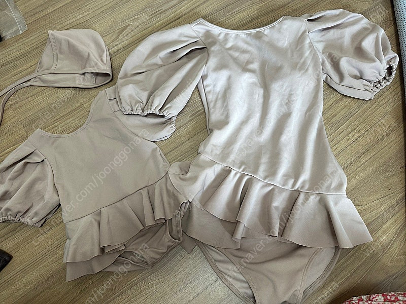 아기 유아 수영복 래쉬가드 래시가드 리앙쥬 맘커플 5호 리미떼두두 S 디어딜리 목욕 가운 터번세트--4