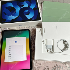 아이패드 에어5 64GB 와이파이 블루