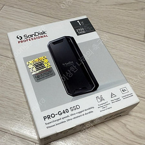 샌디스크 PRO-G40 SSD 1TB 국내 정발 판매