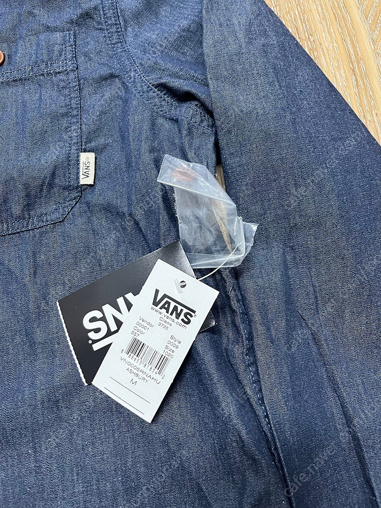 반스 데님 셔츠 M/L--2