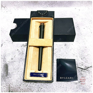 [정품/새제품] Bvlgari 불가리+까렌다쉬 콜라보레이션 만년필, PVD 건메탈, M 닙