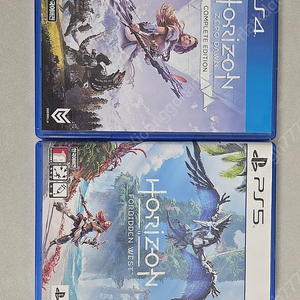 호라이즌 제로던(ps4) + 포비든웨스트(ps5) 타이틀 팝니다 플스5 리마스터