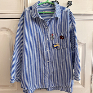 9-10세 140 자라 스트라이프 면남방, 청바지(새상품), 폴햄 반전티, 초등여아, 주니어, 등교복, 데일리룩