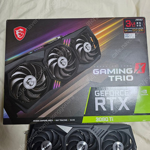 3080ti 게이밍 트리오 판매합니다 글카