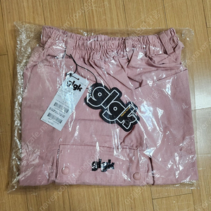 히로 glgk 베이직 카고 하프팬츠 핑크 140