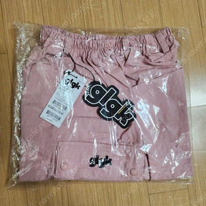 히로 glgk 베이직 카고 하프팬츠 핑크 140
