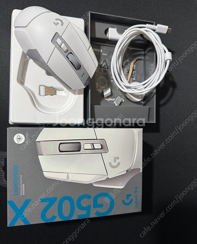 로지텍 G502X라이트스피드 풀박스--7