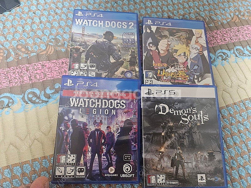 ps4/ps5 시디 일괄(데몬즈 소울 + 나루토 +와치...--0