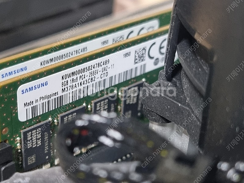 라이젠 2600 + 애즈락 a320m 보드 + ddr4...--2