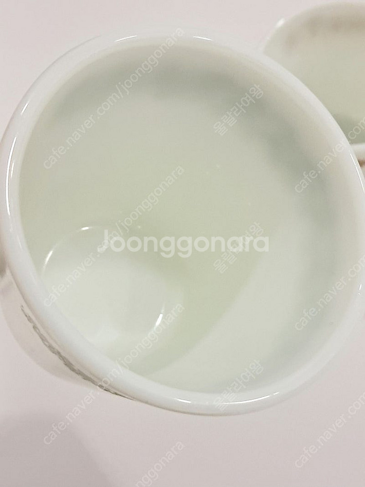파이렉스 밀크글라스 머그--3