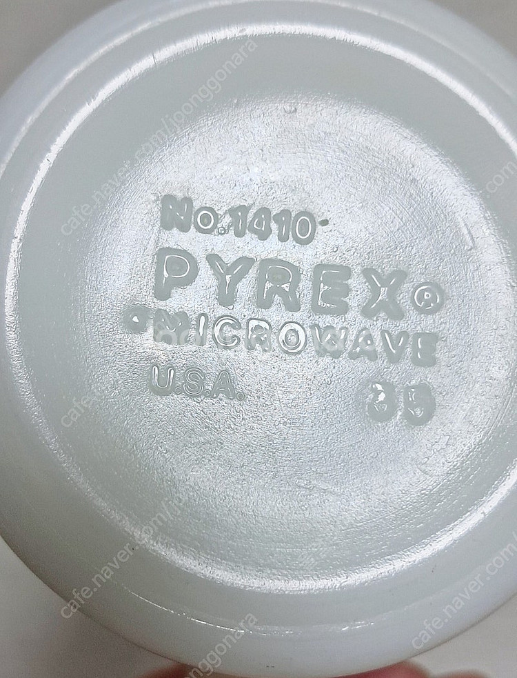 파이렉스 밀크글라스 머그--5