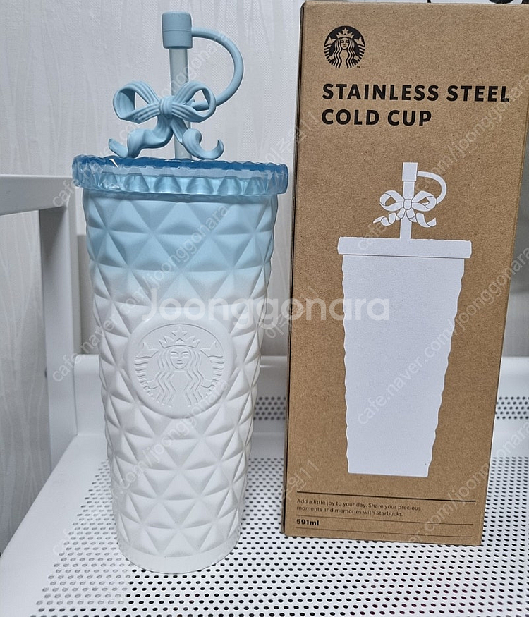 스타벅스 SS 클래시 리본 다이온 콜드컵 591ml--0