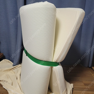 지누스 그린티 플러스 메모리폼 토퍼 (10cm/싱글), 보관용 벨트 포함