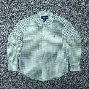 [무료배송][120]폴로 키즈 체크 셔츠 남방