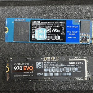 NVME SSD 500g 팝니다
