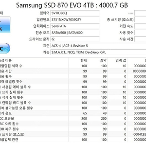 삼성 870 evo 4tb ssd sata