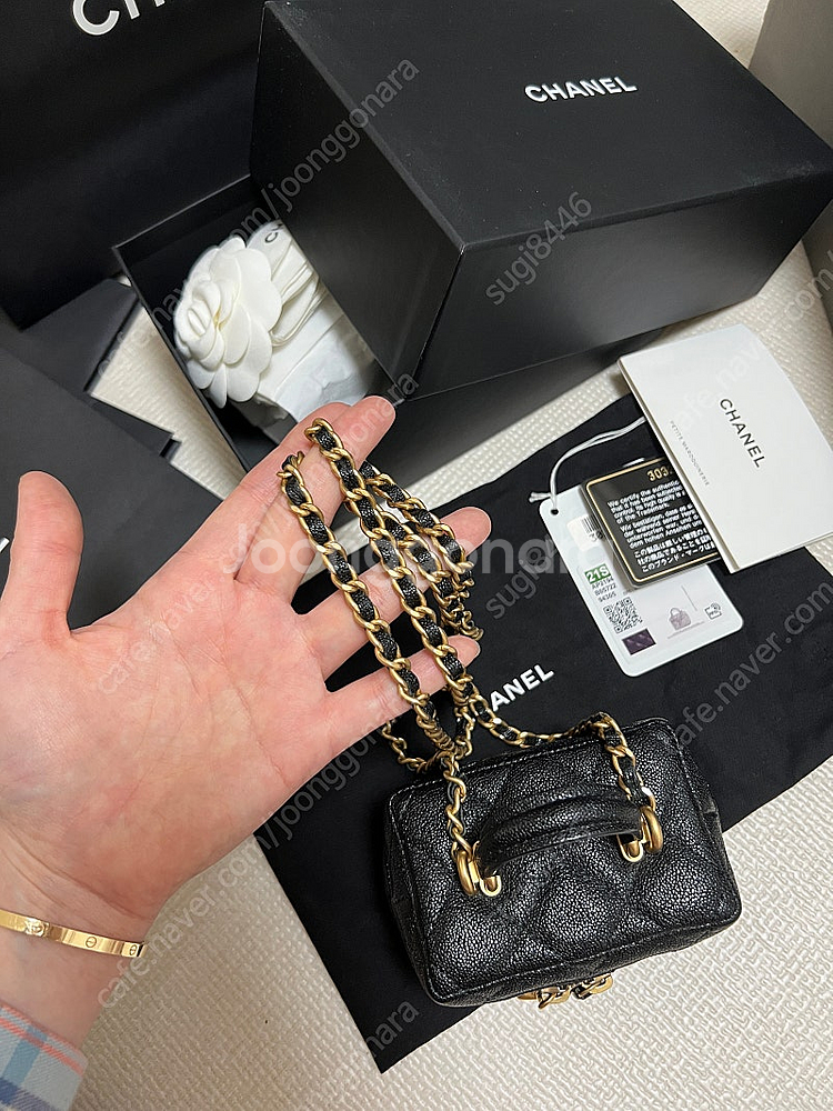 샤넬 탑핸들 미니 베니티백 AP2194 공방컬렉션 시즌백(새상품급)--2
