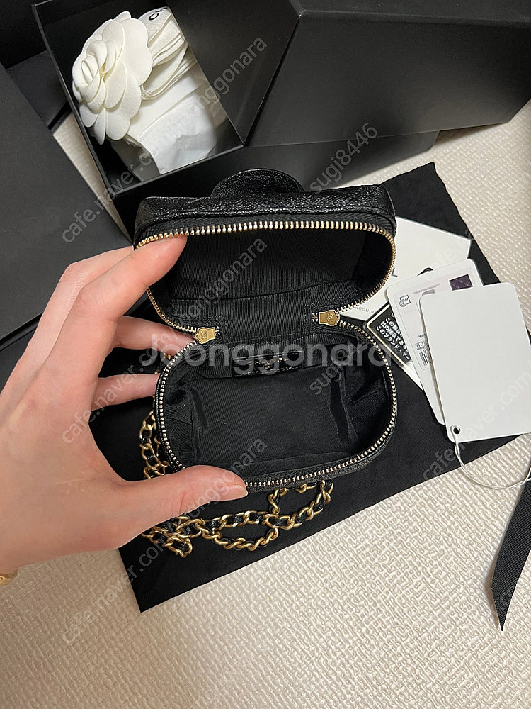 샤넬 탑핸들 미니 베니티백 AP2194 공방컬렉션 시즌백(새상품급)--5