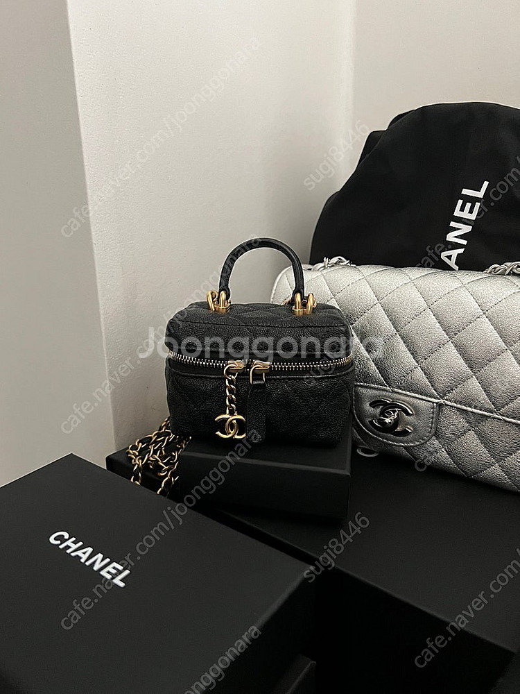 샤넬 탑핸들 미니 베니티백 AP2194 공방컬렉션 시즌백(새상품급)--8