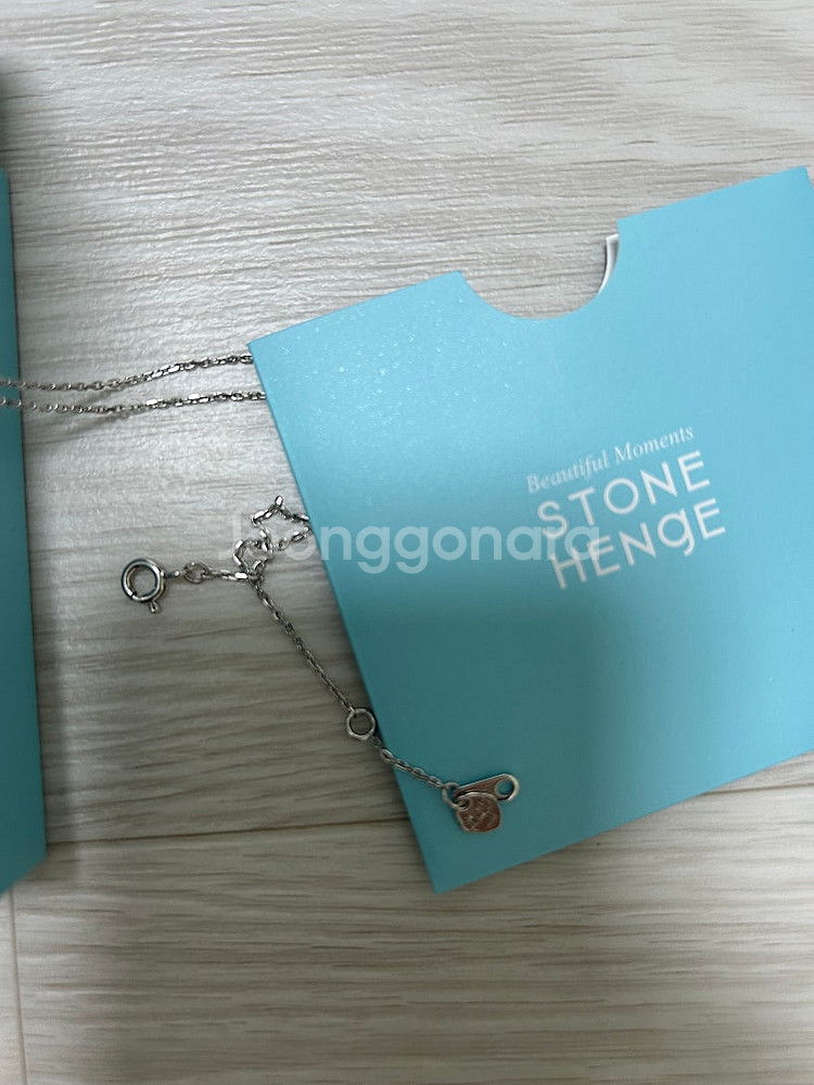 스톤헨지 실버 목걸이 새상품, 이에르도르 목걸이 판매합니다--6