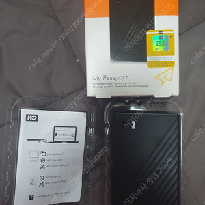미사용 WD NEW My Passport 2TB 외장하드 WD공식스토어 웨스턴디지털 저장장치 메모리