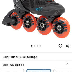 K2 Vo2 S 90, 노랑색, 290mm, Us11 사이즈 미사용 인라인 팝니다.