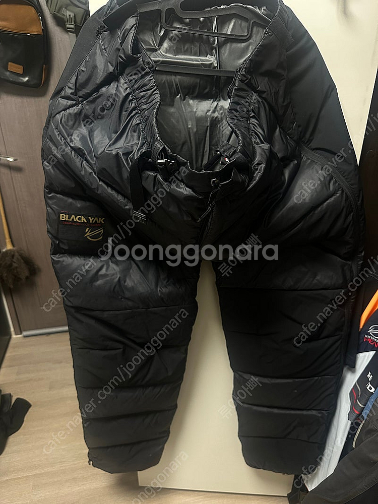 블랙야크 m레전드다운자켓+ 팬츠 우모복 구스다운--4