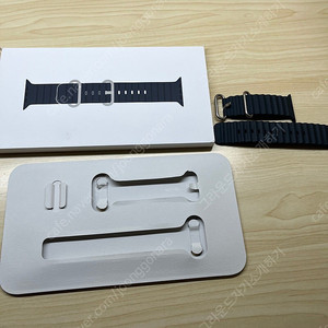애플워치 블랙 오션밴드 49mm
