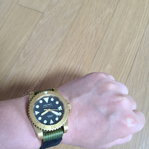 헬슨 샤크다이버42mm 브라스 판매합니다