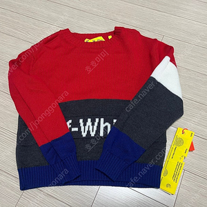오프화이트 키즈 니트 OBHE001F22 KNI004 2501 8세