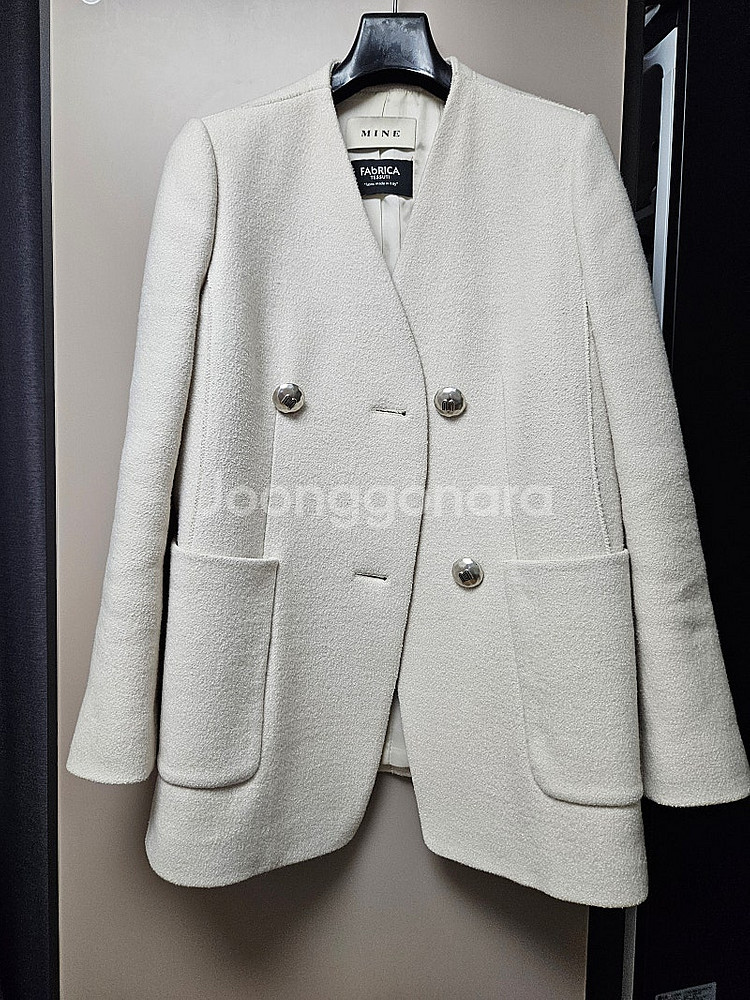 MINE 노카라 더블자켓 76--1