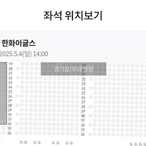 5/4 기아타이거즈 vs 한화이글스 3루 파티석