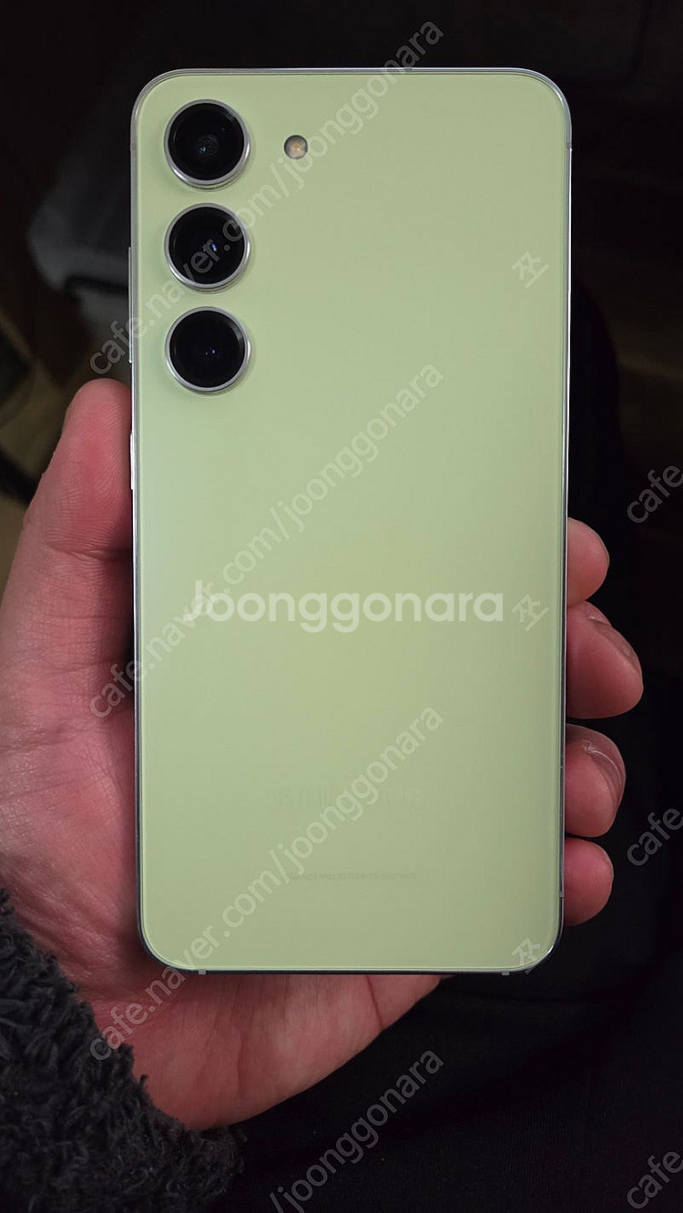 갤럭시 S23 512g 라임 자급제 상태 S--0