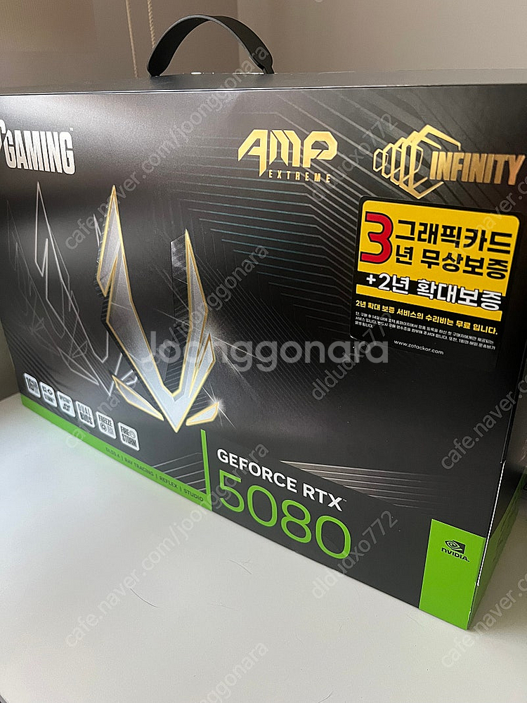 zotac rtx 5080 amp 개봉품 팜--0