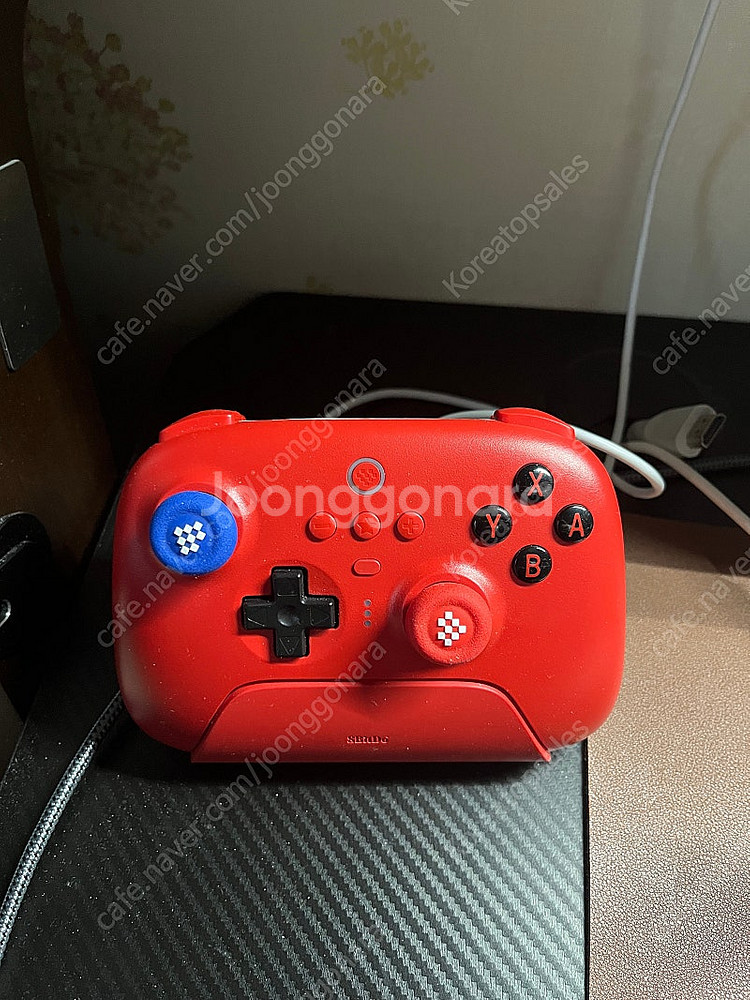 8BITDO 게임 패드 컨트롤러 레드색상--0