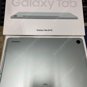 202795 새제품급 갤럭시탭S9FE 민트 특SSS급 128GB 와이파이용+터치펜 선물용추천 제조년일2025년1월 46만 부천