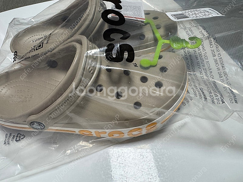 크록스 바야밴드 클로그 205089-2V3 코블스톤--2