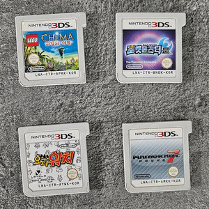 대구)3ds 칩 4개 일괄 1.5만 팝니다.