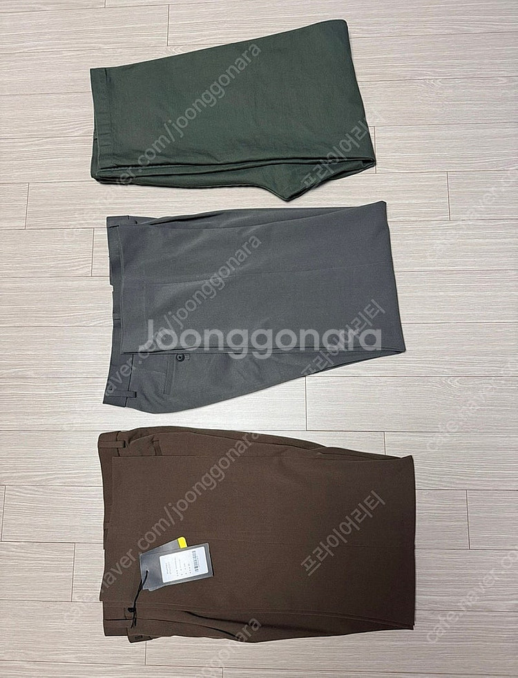 무탠다드 와이드 히든 밴딩 슬랙스--0