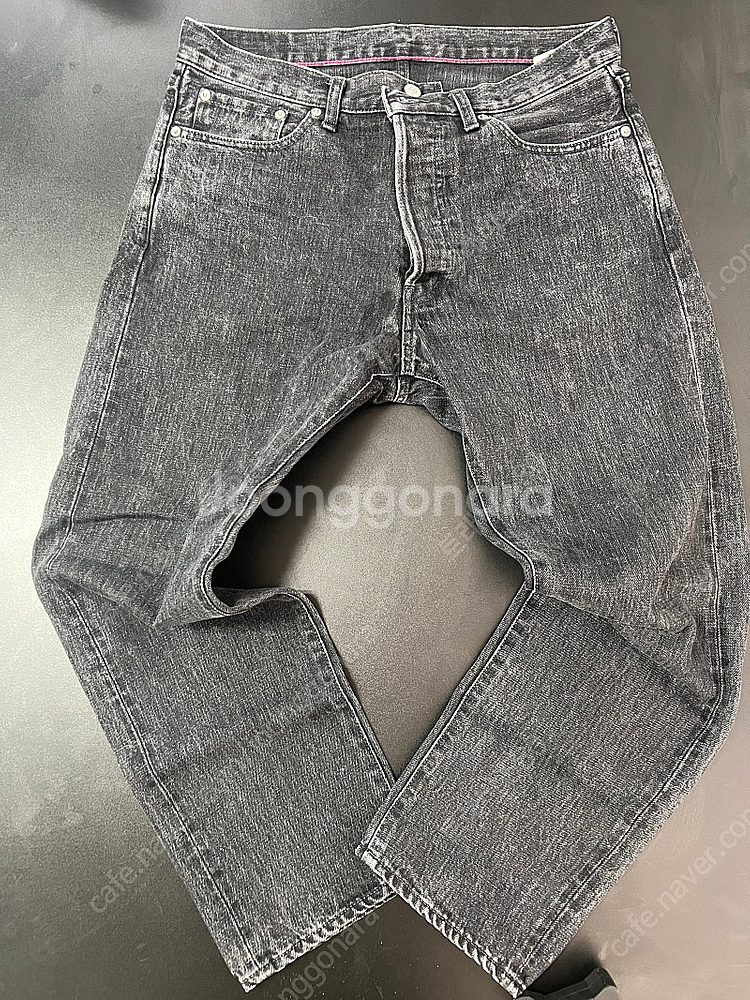 오디너리핏츠 앵클 데님 32인치 블랙--0