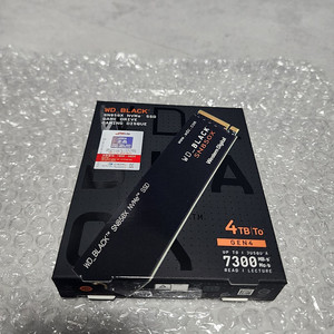 미개봉 SSD WD SN850X 4테라