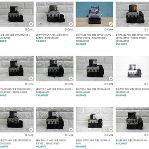 올뉴쏘울 / 아반떼CN7 / 올뉴카니발 / 올뉴카렌스 / 투싼 / 올란도 ABS모듈