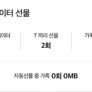 SKT 데이터 2기가 3000원