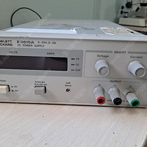 HEWLETT PACKERD E3615A DC POWER SUPPLY 0-20V, 0~3A