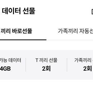 skt 데이터 2기가
