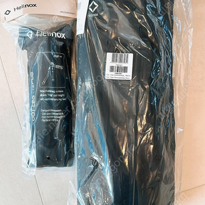 헬리녹스 택티컬 코트 블랙+레그 12pcs 미개봉 싸게 팝니다.(택포,네고x)