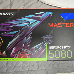 기가바이트 rtx5080 어로스 마스터 팝니다