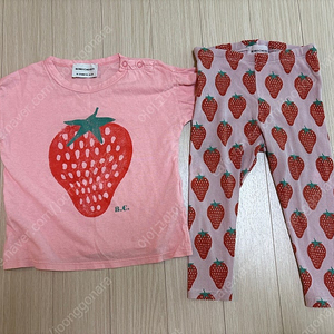 보보쇼즈 딸기 티셔츠 18-24 딸기레깅스 18-24 일괄