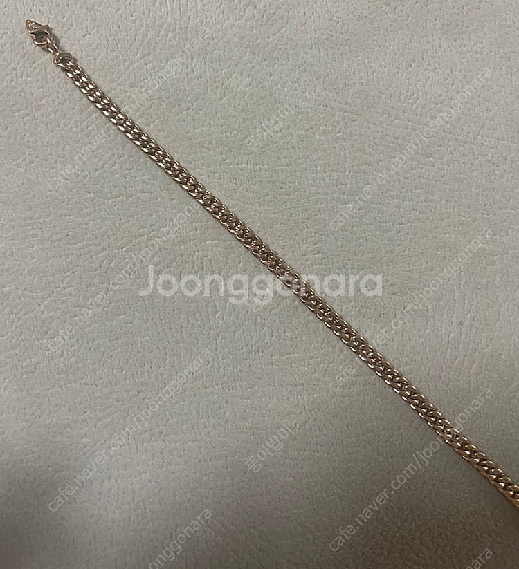 18k 로즈골드 발찌--0